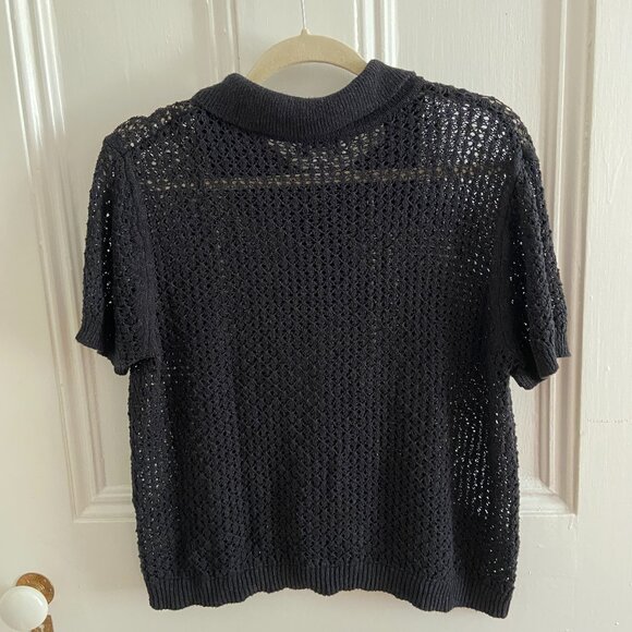 Rachel Zoe Crochet Polo - Picture 4 of 4